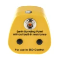 RS PRO ESD Earth Bonding Plug With 10 mm Stud 392-157, UK Plug Type, Compliant with EN 61340-5-1 Standard