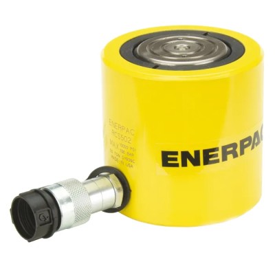 Enerpac Portable Low Height Hydraulic Cylinder Single Acting 30t Capacity 62mm Stroke Length 700 bar Max Pressure RCS302