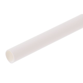 RS PRO Heat Shrink Tubing White 3.2 mm Sleeve Diameter x 1.2m Length Polyolefin Flame Retardant 2:1 Ratio 392-242