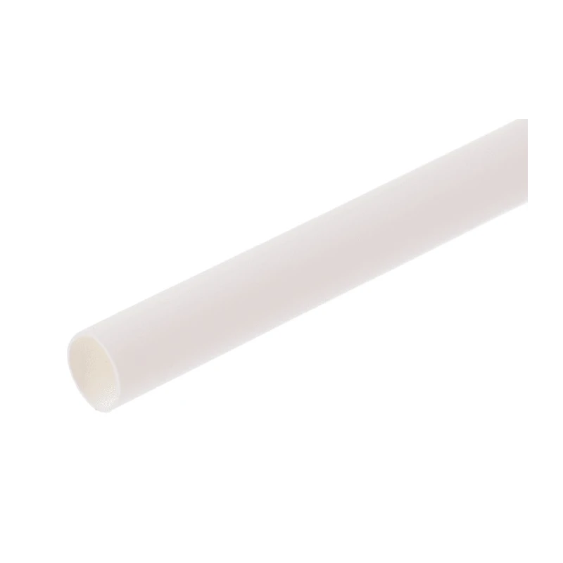 RS PRO Heat Shrink Tubing White 3.2 mm Sleeve Diameter x 1.2m Length Polyolefin Flame Retardant 2:1 Ratio 392-242