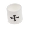 TE Connectivity Heatshrink Pre-Printed Cable Marker White for 1 mm to 3 mm Cable Diameter TRSA-1019/C/1/PLUS