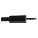 RS PRO Jack Connector 3.5 mm Cable Male 3 Pole Stereo Solder Termination RS PRO 392-643