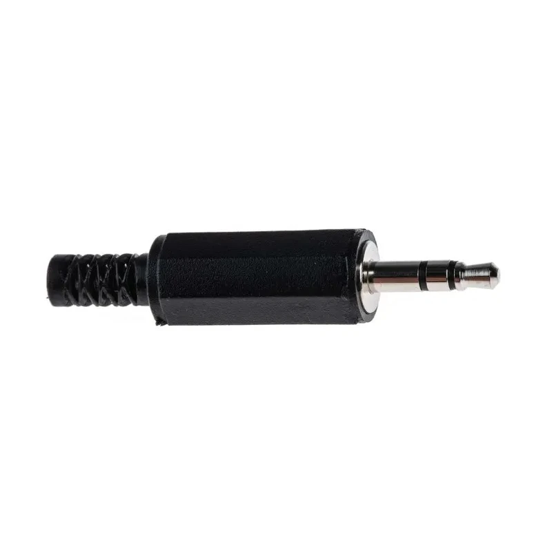 RS PRO Jack Connector 3.5 mm Cable Male 3 Pole Stereo Solder Termination RS PRO 392-643