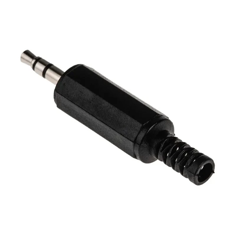 RS PRO Jack Connector 3.5 mm Cable Male 3 Pole Stereo Solder Termination RS PRO 392-643