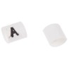 TE Connectivity Heat Shrinkable Pre-Printed Cable Marker White for 1mm to 3mm Cable TRSA-1019/C/1/A