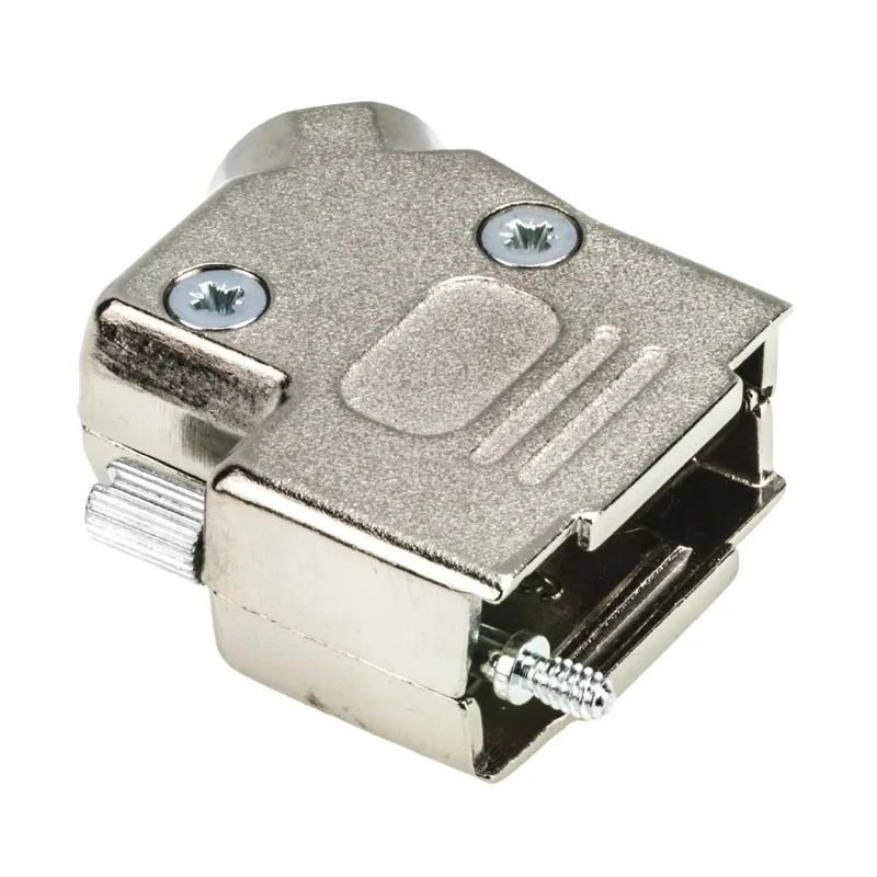 MH Connectors Zinc Angled D-Sub Backshell, 9 Way Strain Relief, Series MHD45ZK MHD45ZK