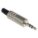 RS PRO Jack Connector 3.5 mm Cable Male 3 Stereo 2A 392-649