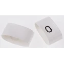 TE Connectivity Polyolefin Heatshrink Pre-Printed Cable Marker White for 12mm and 4mm Cable TRSA-1019/G/1/0