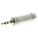 RS PRO Audio Male 3.5 mm Stereo Straight 1/4 in Stereo AV Adapter 392-655