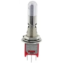 C & K RS PRO Toggle Switch Panel Mount On-Off-On SPDT Brass Actuator 3A 24V dc 240V ac 394-443