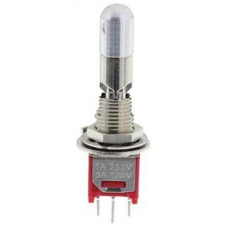 C & K RS PRO Toggle Switch Panel Mount On-Off-On SPDT Brass Actuator 3A 24V dc 240V ac 394-443