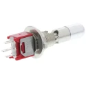C & K RS PRO Toggle Switch Panel Mount On-Off-On SPDT Brass Actuator 3A 24V dc 240V ac 394-443