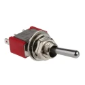 RS PRO Toggle Switch Panel Mount On-On SPDT Solder Terminal Brass Actuator 394-459