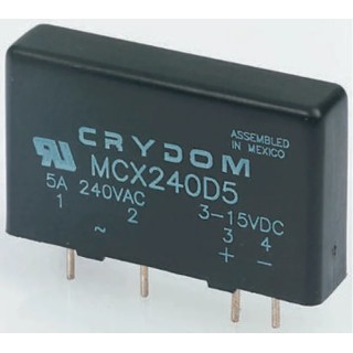Crydom MCX Series Solid State Relay 5 A Load PCB Mount 530 V Load 15V Control MCX380D5