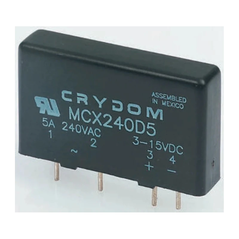 Crydom MCX Series Solid State Relay 5 A Load PCB Mount 530 V Load 15V Control MCX380D5