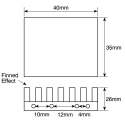 Crydom Solid State Relay, PF Series, 25 A Load, PCB Mount, 280 Vrms Load, 15 V Control PF240D25