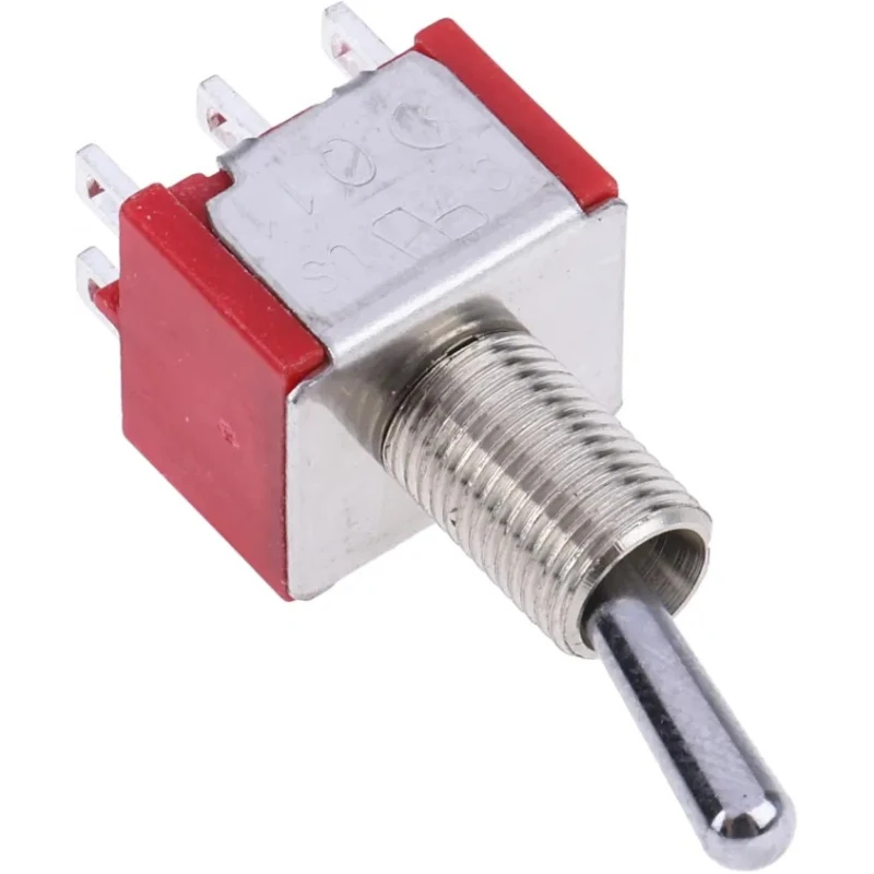 RS PRO Panel Mount DPDT Toggle Switch On-On, Solder Terminal, 26 V DC, 112 V AC 394-475