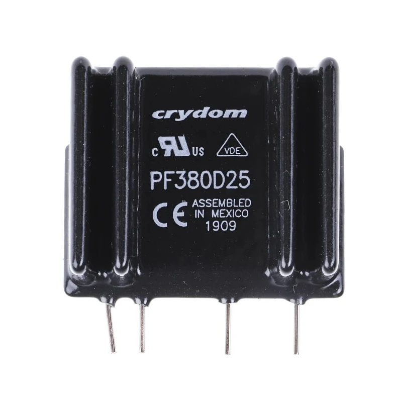 Crydom PF Series Solid State Relay 25A Load 530Vrms PCB Mount Screw Terminal PF380D25
