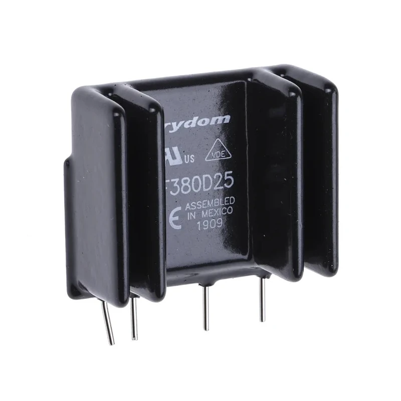 Crydom PF Series Solid State Relay 25A Load 530Vrms PCB Mount Screw Terminal PF380D25
