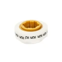 3M SDR Pre-printed Cable Marker Tape, Polyester, Adhesive, Legend 5, 5.46mm x 2.43mm, White SDR 5-89205