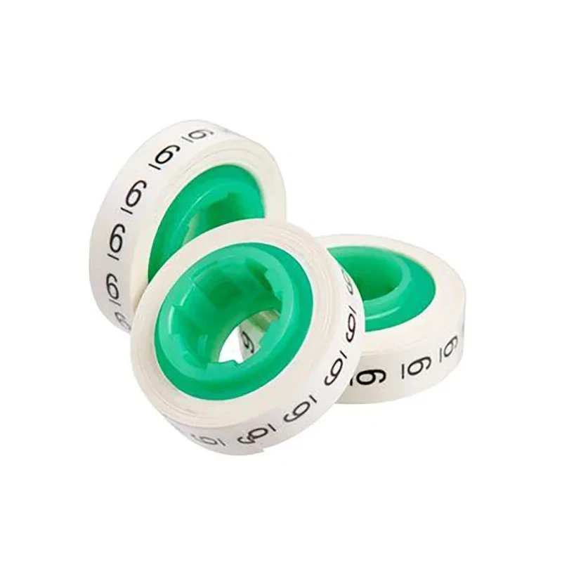 3M Self-Adhesive Cable Marker Pre-printed '6', Polyethylene Terephthalate, 5.46mm x 2.43mm SDR 6-89206