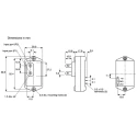 Honeywell Technologies Low Pressure Sensor 5 psi Maximum Operating Pressure 0.35 bar Breaking Pressure 1ms 163PC01D75