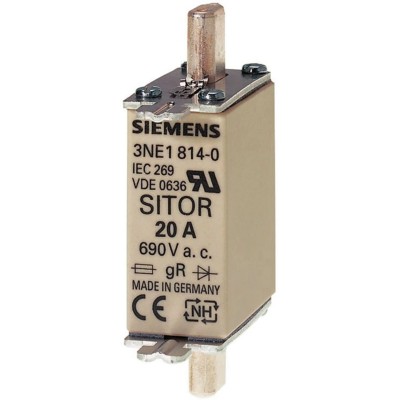 Siemens 16A Centred Tag Fuse NH000 690V AC