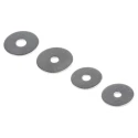 RS PRO 240 Piece Stainless Steel Mudguard Washer Kit 25-30mm Outside Diameter 395-418