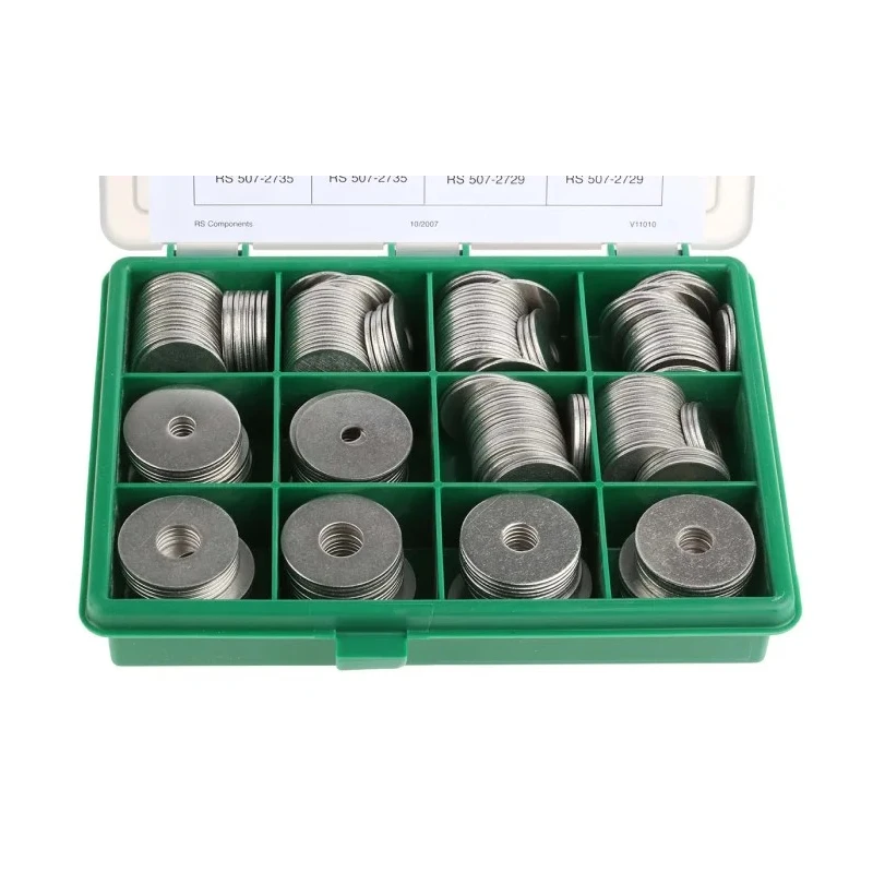 RS PRO 240 Piece Stainless Steel Mudguard Washer Kit 25-30mm Outside Diameter 395-418