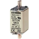 Siemens 100A Centred Tag Fuse NH00 690V AC High Rupture Capacity Blade Tag 
