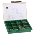 RS PRO Stainless Steel Hex Socket Drive Set Screw Bolt Kit 800 Pieces M3 to M6 Sizes 3mm to 12mm 395-428