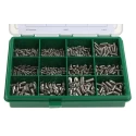 RS PRO Stainless Steel Hex Socket Drive Set Screw Bolt Kit 800 Pieces M3 to M6 Sizes 3mm to 12mm 395-428