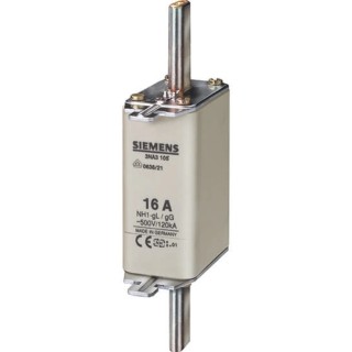 Siemens 63A NH Fuse NH1 500V AC with High Rupture Capacity 3NA3122