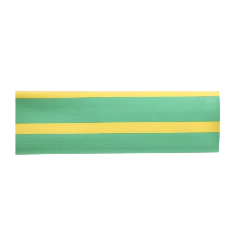 RS PRO Heat Shrink Tubing Green Yellow 25.4 mm Sleeve Diameter 1.2 m Length 2:1 Shrink Ratio 398-032