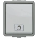 Siemens Grey 1 Way Rocker Light Switch 1 Gang Surface Mount Screw Terminal IP44 10A 250V DELTA 5TA4711