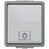 Siemens Grey 1 Way Rocker Light Switch 1 Gang Surface Mount Screw Terminal IP44 10A 250V DELTA 5TA4711