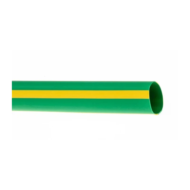 RS PRO Heat Shrink Tubing Yellow Green 9.5 mm Sleeve Diameter 1.2 m Length 2:1 Shrink Ratio 398-060
