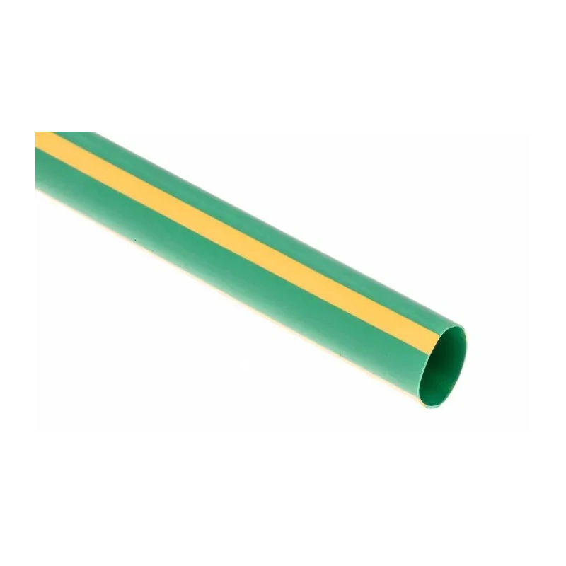 RS PRO Heat Shrink Tubing Yellow Green 9.5 mm Sleeve Diameter 1.2 m Length 2:1 Shrink Ratio 398-060