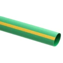 RS PRO Polyolefin Heat Shrink Tubing, Yellow and Green, 12.7 mm Sleeve Diameter x 1.2 m Length, 2:1 Shrink Ratio 398-054