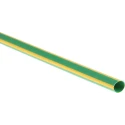 RS PRO Flexible Polyolefin Heat Shrink Tubing, Green Yellow, 6.4 mm Diameter x 1.2 m Length, 2:1 Shrink Ratio 398-076