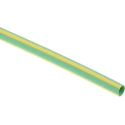 RS PRO Heat Shrink Tubing Flexible Polyolefin, Flame Retardant Green Yellow 4.8 mm Sleeve Diameter 1.2 m Length 2:1 398-082