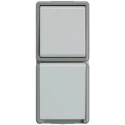 Siemens 16A Grey 1 Gang Plug Socket DELTA Outdoor Type F German Schuko 5TA4816