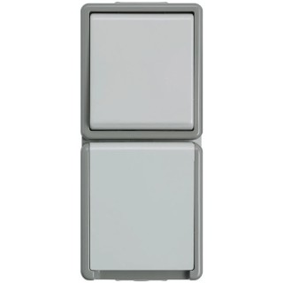 Siemens 16A Grey 1 Gang Plug Socket DELTA Outdoor Type F German Schuko 5TA4816