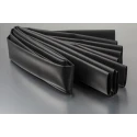 RS PRO Polyolefin Black Heat Shrink Tubing 38.1 mm Sleeve Diameter x 1.2m Length 2:1 Shrink Ratio 398-133