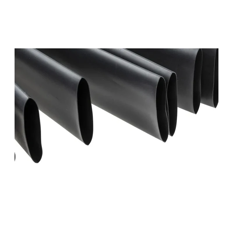 RS PRO Polyolefin Black Heat Shrink Tubing 38.1 mm Sleeve Diameter x 1.2m Length 2:1 Shrink Ratio 398-133