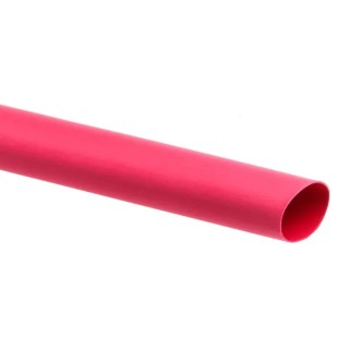 RS PRO Heat Shrink Tubing Red 12.7 mm Sleeve Diameter x 1.2 m Length 2:1 Ratio 398-278