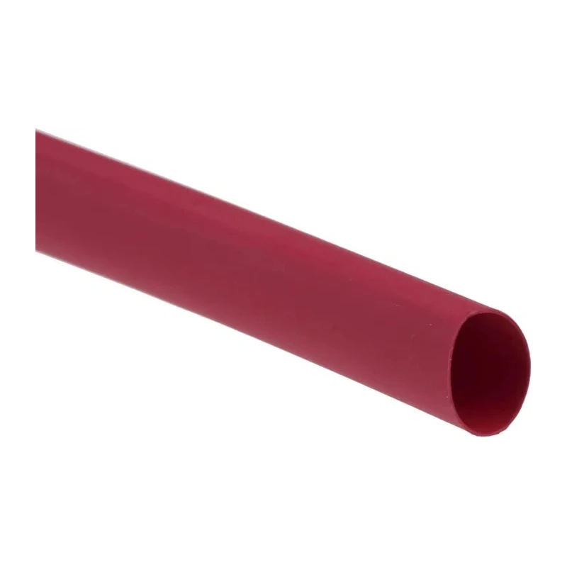 RS PRO Heat Shrink Tubing Red 9.5 mm Sleeve Diameter x 1.2 m Length 2:1 Ratio 398-284