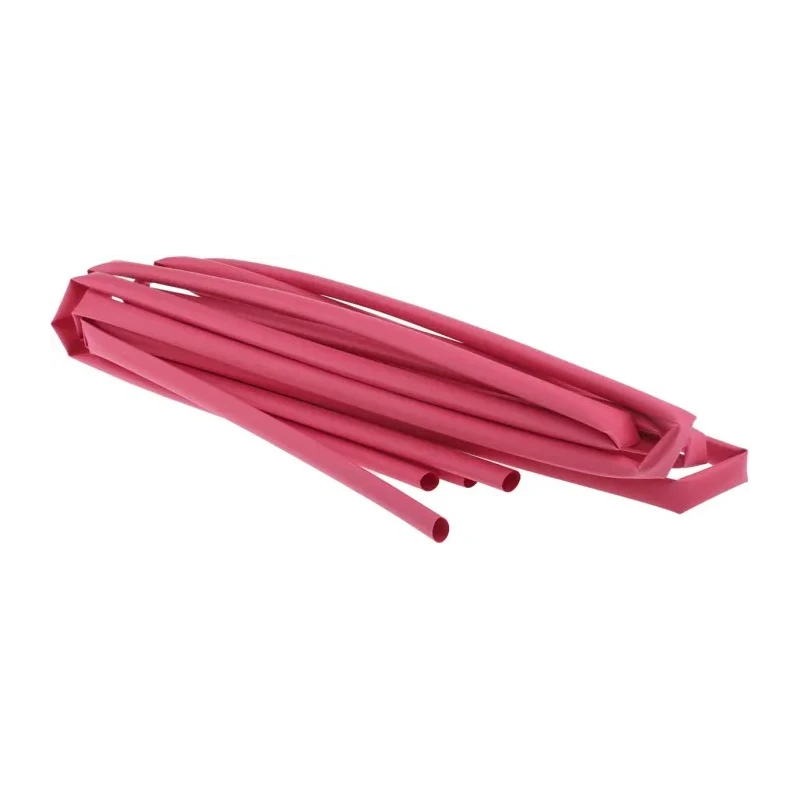 RS PRO Heat Shrink Tubing Red 9.5 mm Sleeve Diameter x 1.2 m Length 2:1 Ratio 398-284
