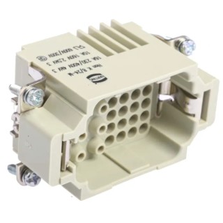 HARTING Connector Housing, Han K Series 33 Way, Male, 10B Size, 10/16A, 160/400V, For Use With 3 Module Connector 09380323001