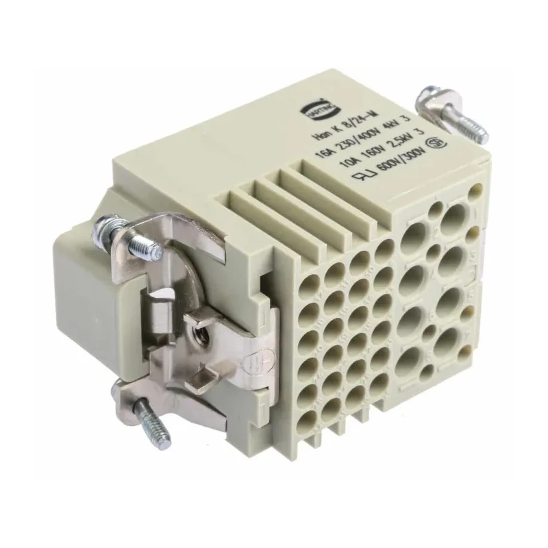 HARTING Connector Housing, Han K Series 33 Way, Male, 10B Size, 10/16A, 160/400V, For Use With 3 Module Connector 09380323001